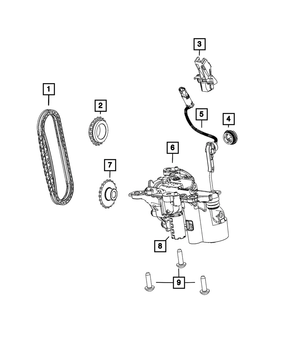 Crankshaft Sprocket - Mopar (68623305AA)