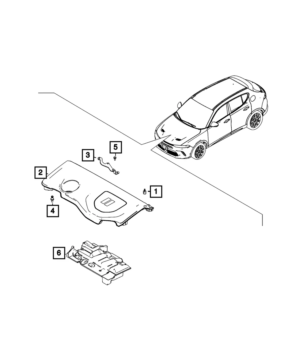 Engine Cover - Mopar (68624181aa)