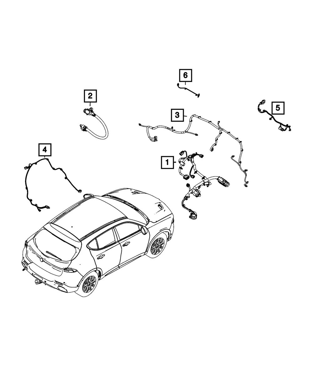 Transmission Wiring - Mopar (68625392AA)
