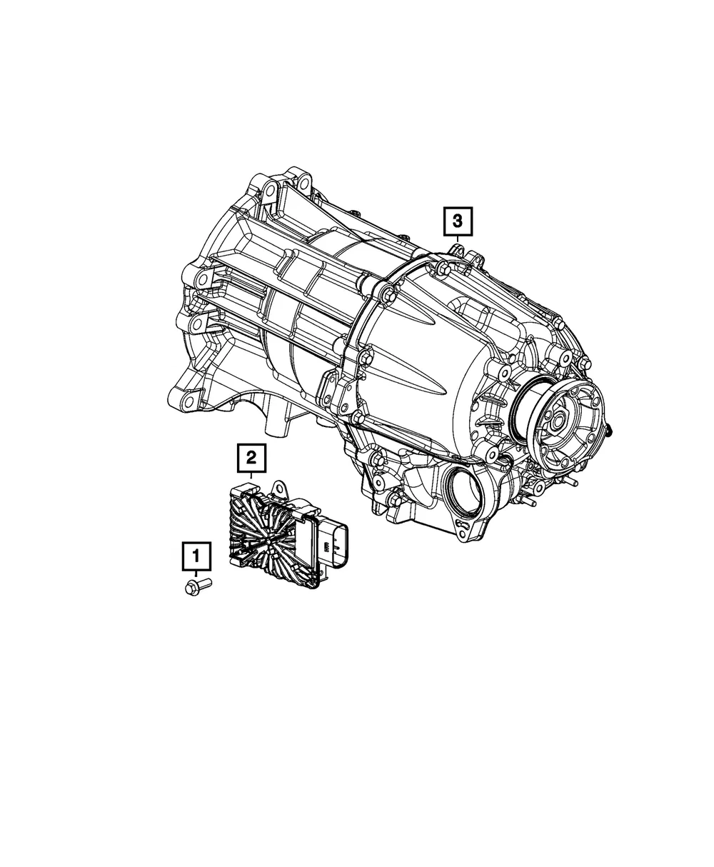 Transfer Case Control Module - Mopar (68628903AB)