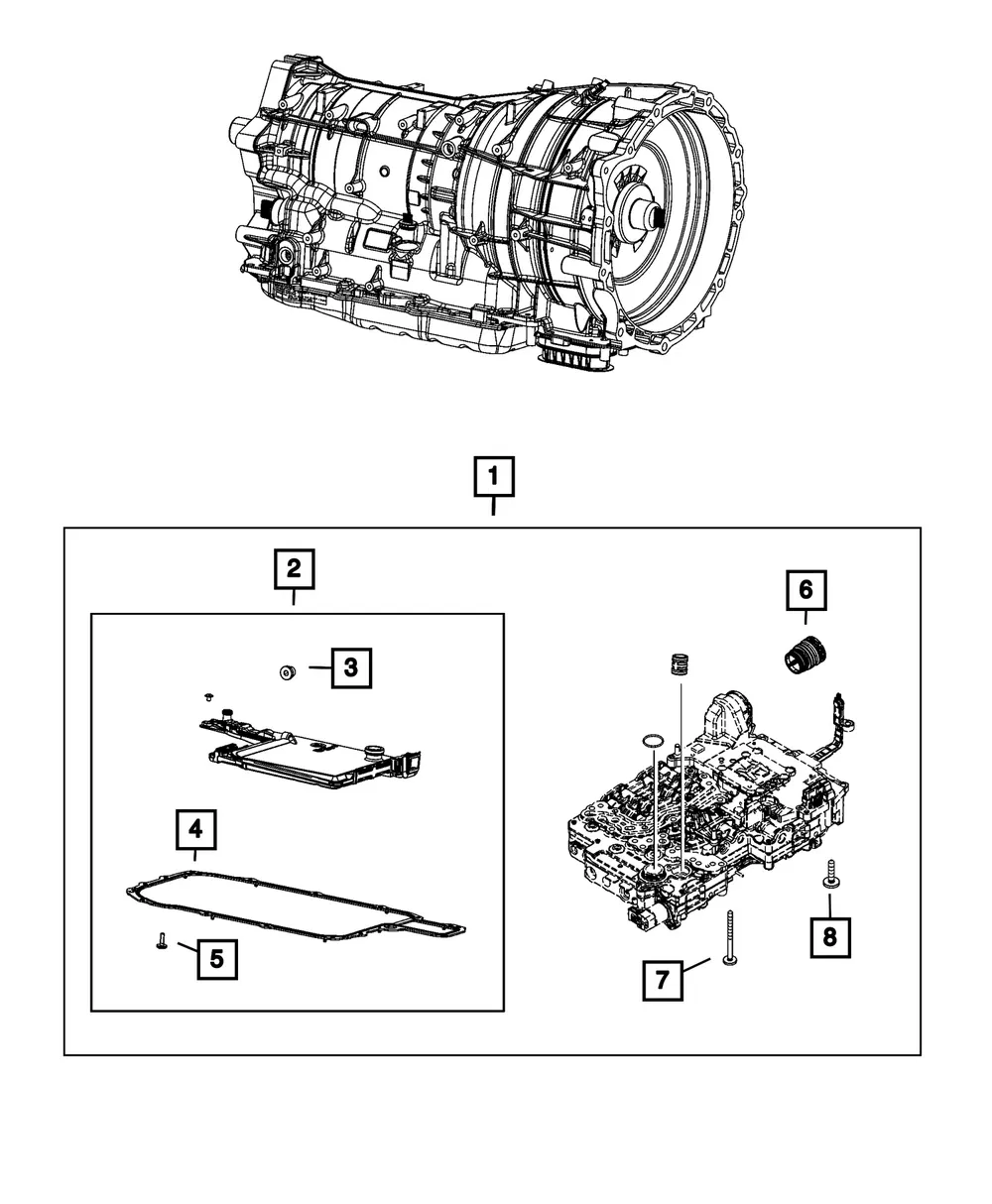 Oil Pan Gasket - Mopar (68643054AA)
