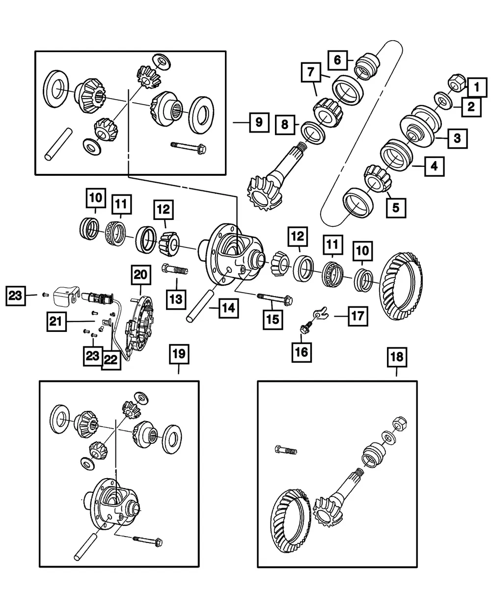 Differential Case Assembly - Mopar (68644733AA)