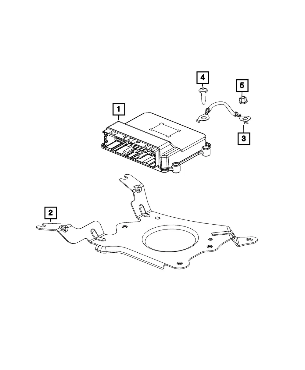 Transfer Case Control Module - Mopar (68653693AF) - view 4