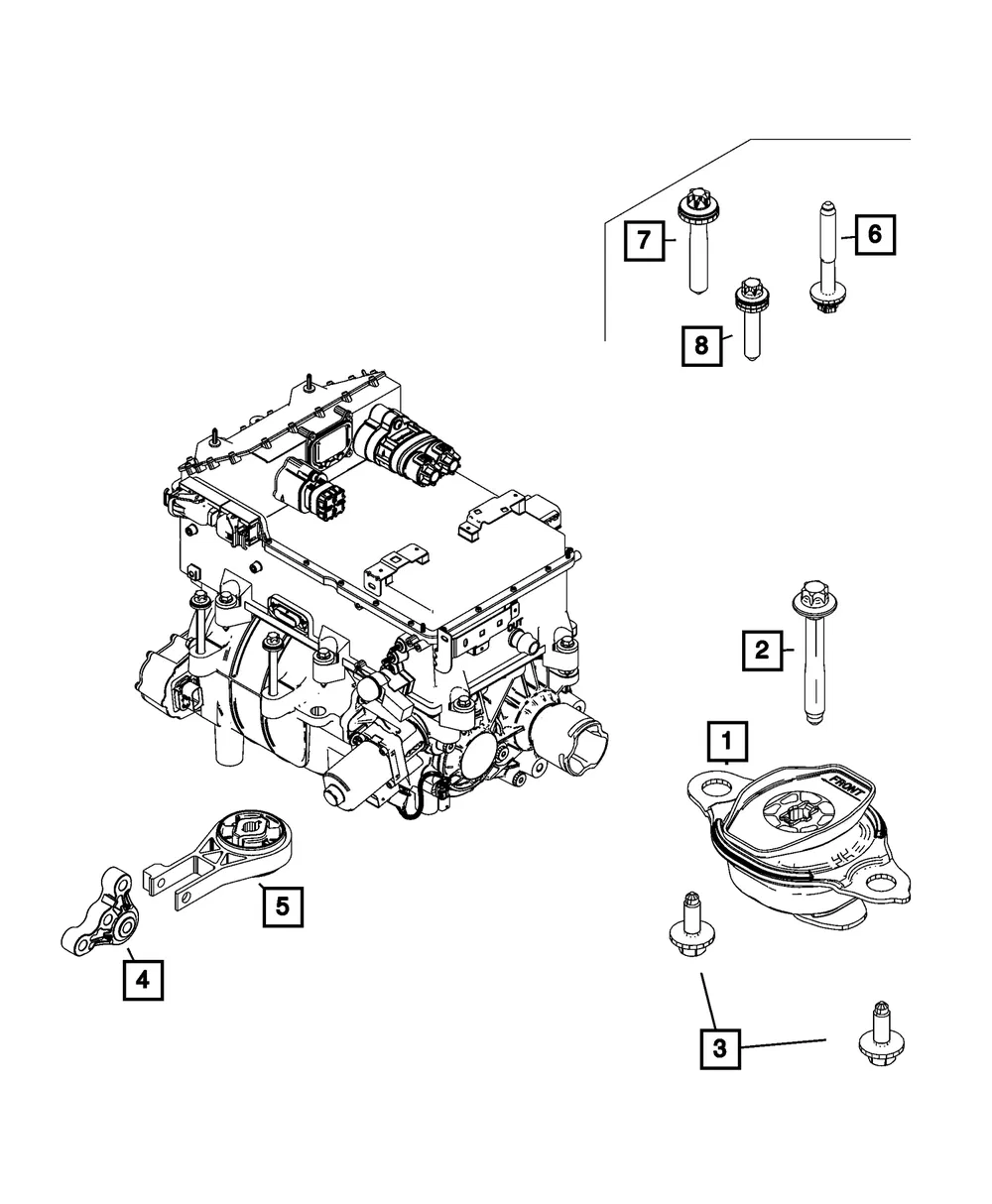 Engine Mount Damper - Mopar (68655605AA)