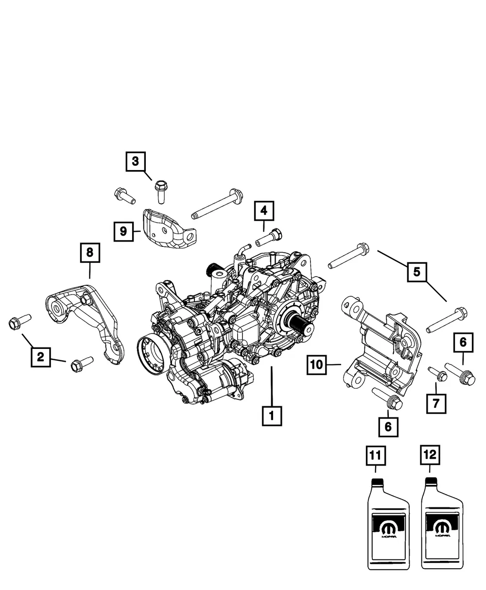 Differential Bracket - Mopar (68661149AC) - view 4