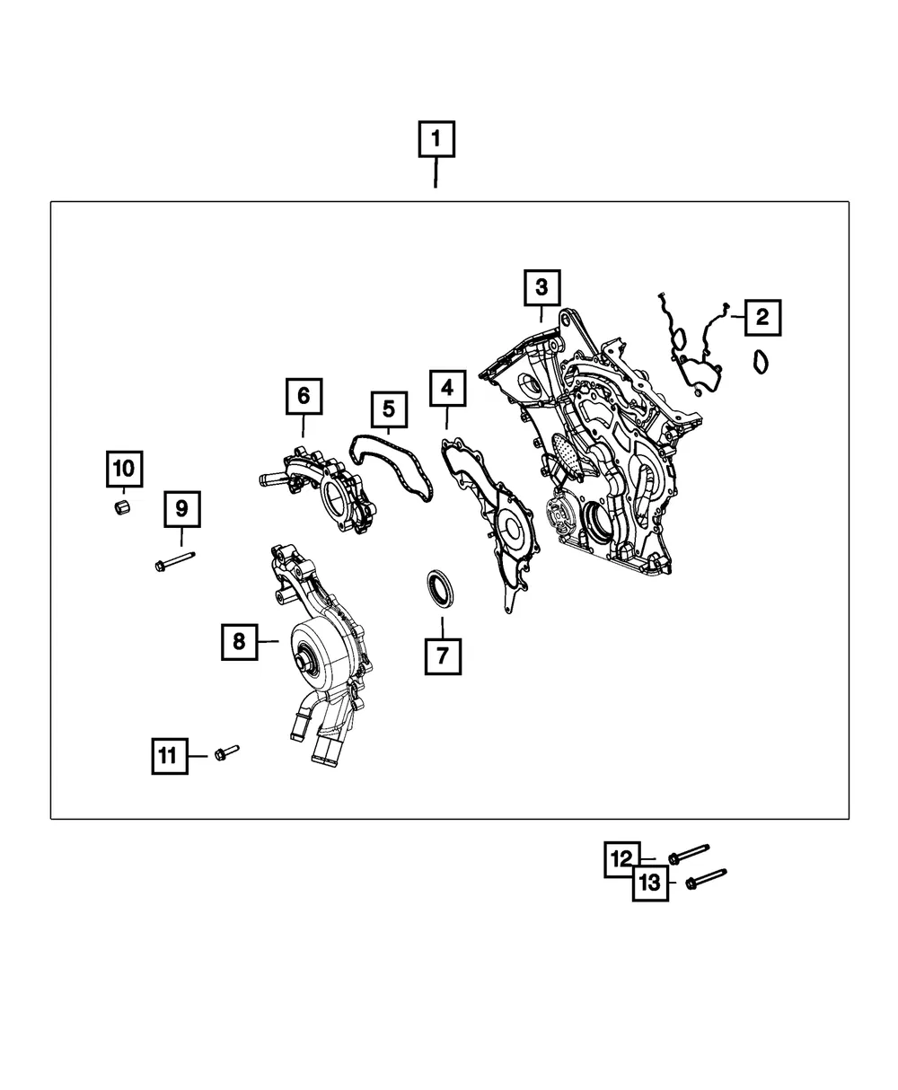 Water Pump - Mopar (68667065AA) - view 4