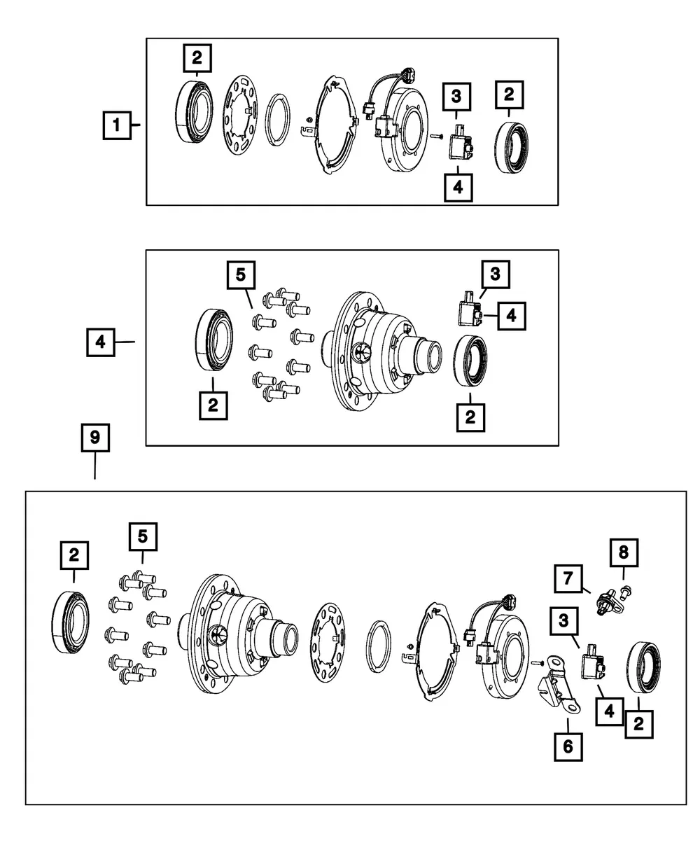 Differential Case Assembly - Mopar (68674938AA)