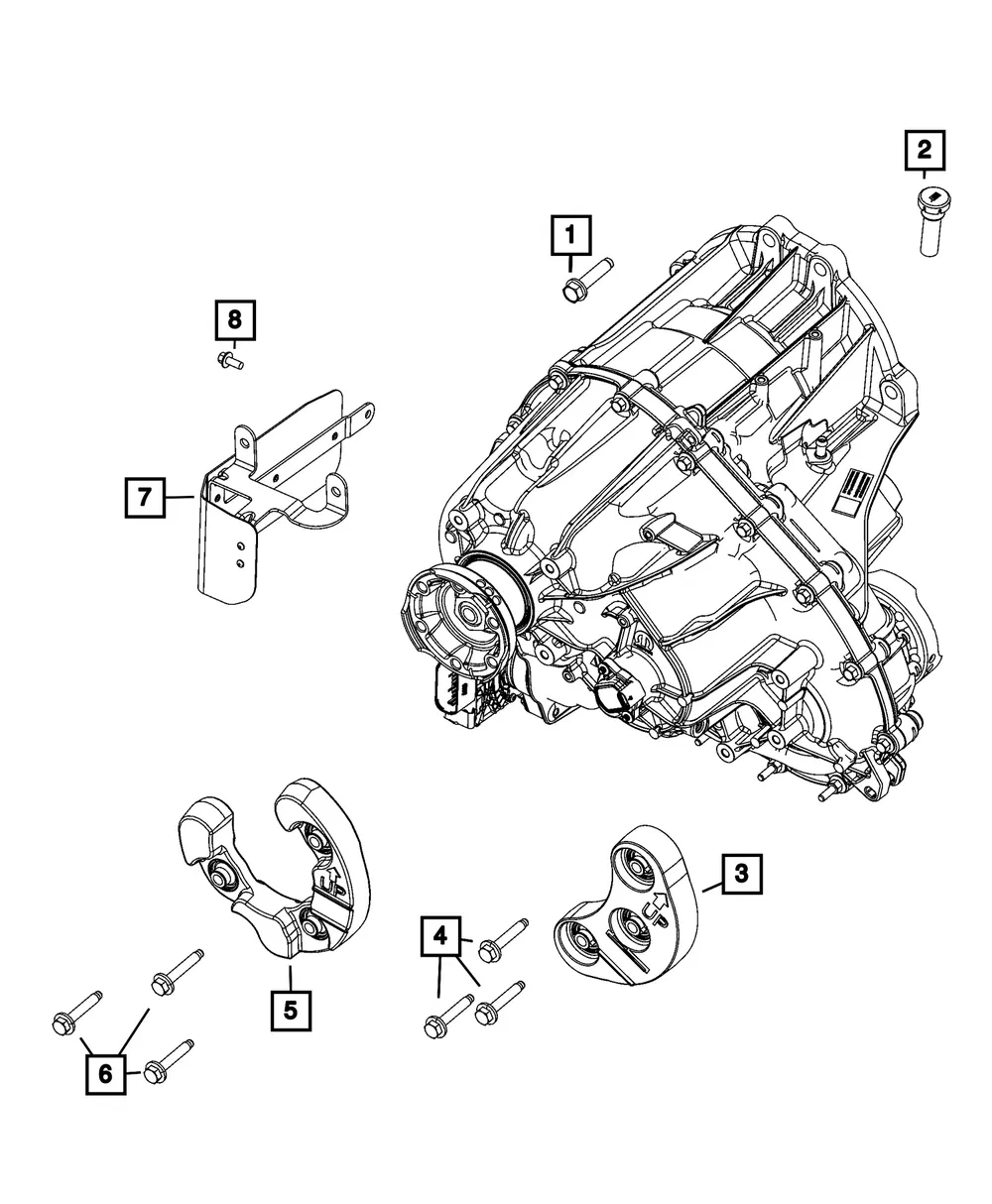 Transfer Case Damper - Mopar (68713655AA) - view 4