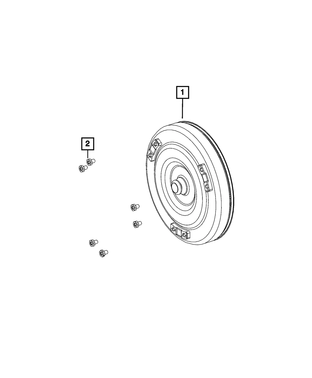 Torque Converter - Mopar (68717790AA) - view 2