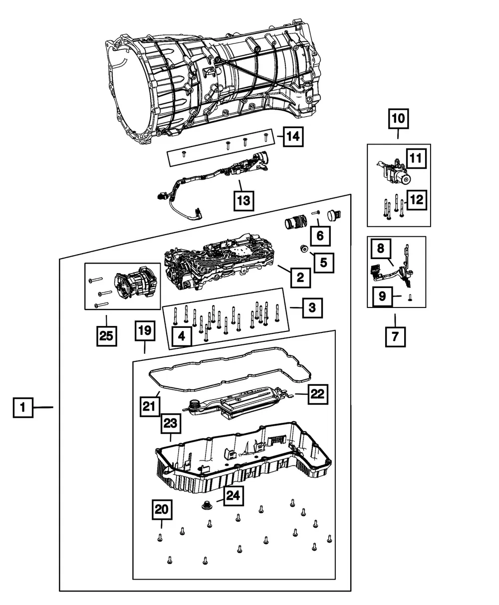 Oil Pan Bolt Kit - Mopar (68730091AA)