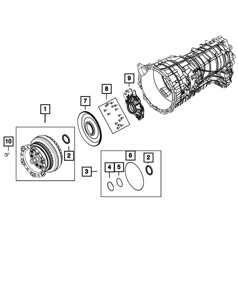 Torque Converter Kit - Mopar (68730118AA)
