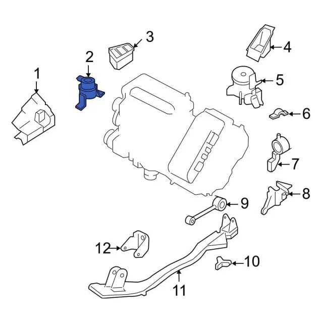 Engine Mount - Ford (6M6Z-6068-AB) - view 4