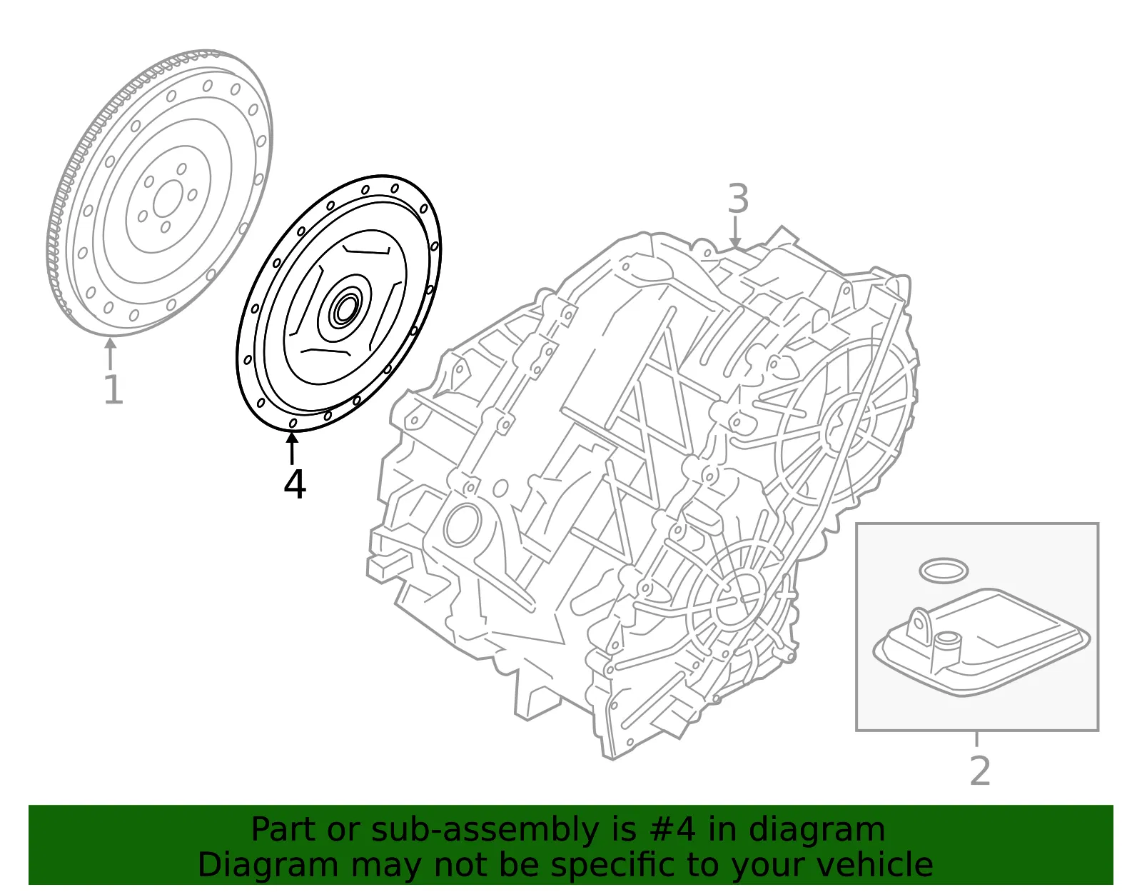 Transmission Clutch Friction Plate - Ford (7t4z7b442d) - view 3