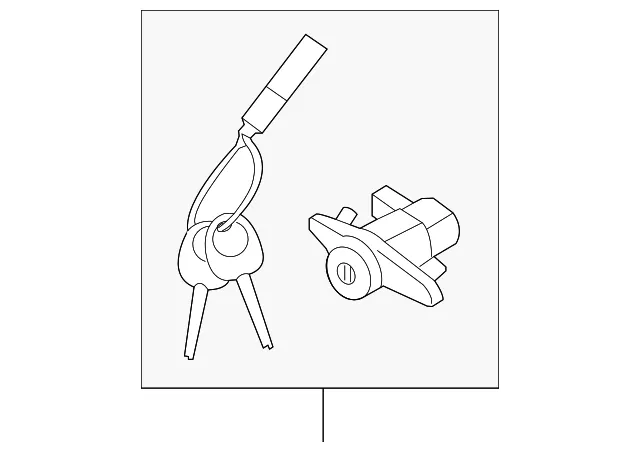 Lock Cylinder - Kia (81250-A7A00)