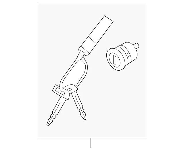 Lock Cylinder - Kia (81521-1UA00)