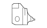 Support Cylinder Ball Stud - Driver's Side (LH) - Kia (81772-2P000) - view 3