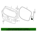 Support Cylinder Ball Stud - Driver's Side (LH) - Kia (81772-2P000) - view 4