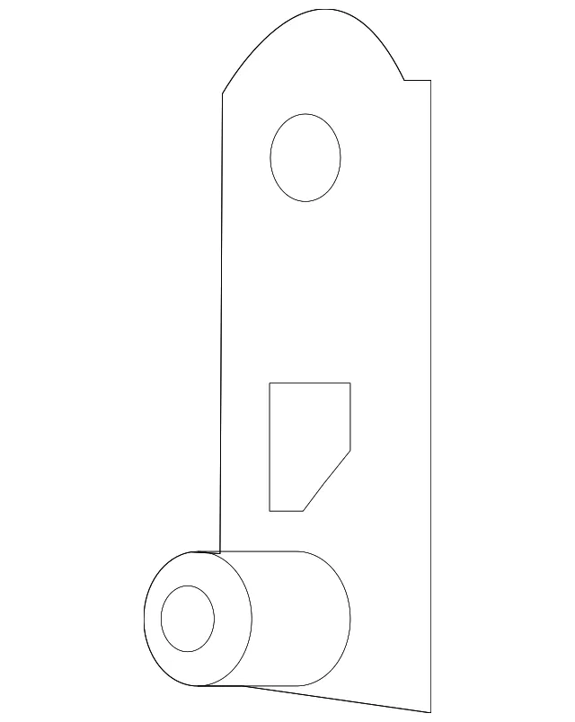 Support Cylinder Bracket - Driver's Side (LH) - Kia (81772-2P050)