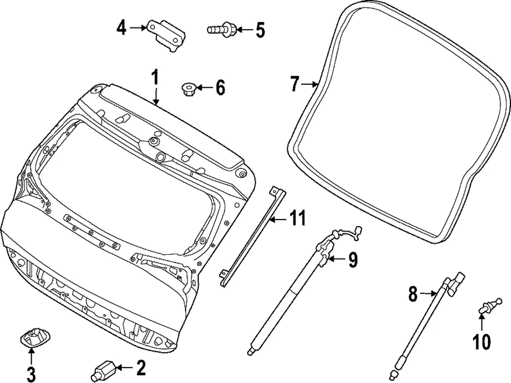 Lift Cylinder - Kia (81840-DW000)