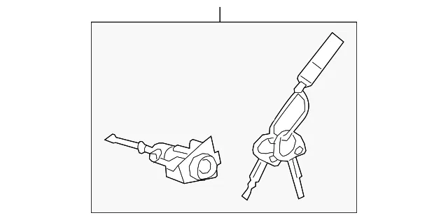 Lock Cylinder - Driver's Side (LH) - Kia (81970-3WA00)