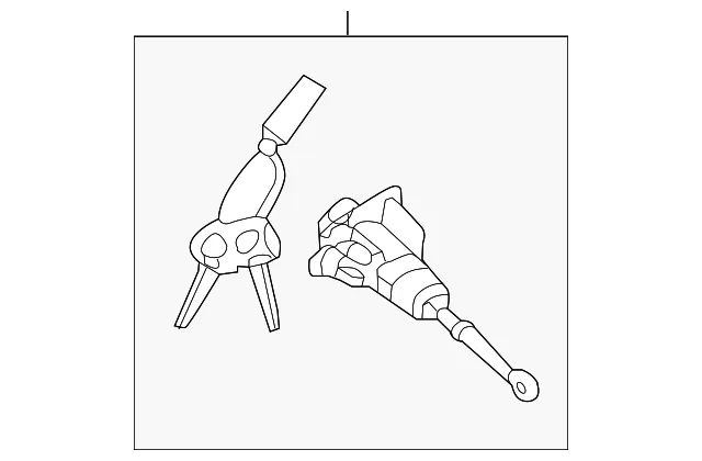 Cylinder & Keys - Kia (81970-C5A00)