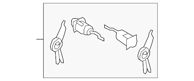 Lock Cylinder - Passenger Side (RH) - Kia (81980-1DA00)