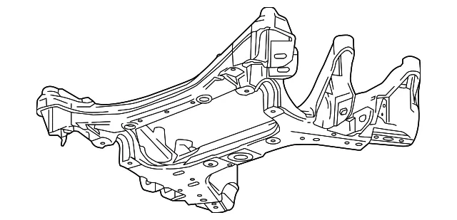 Engine Cradle - GM (84012340) - view 2
