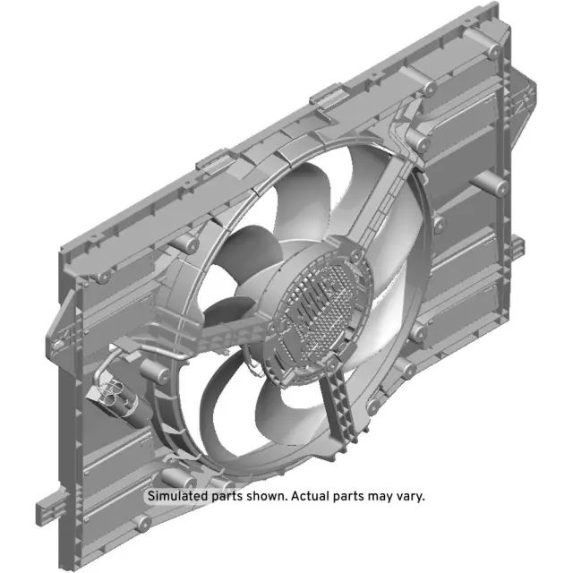 Engine Coolant Auxiliary Fan Shroud - GM (84190683)