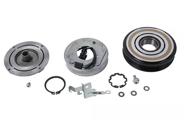 Air Conditioning Clutch Kit with Coil, Pulley, Snap Rings, Bracket, Shims, and Bolts - GM (84252714)