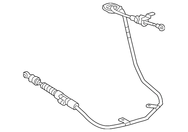 Automatic Transmission Range Selector Lever Cable - GM (84426693) - view 3