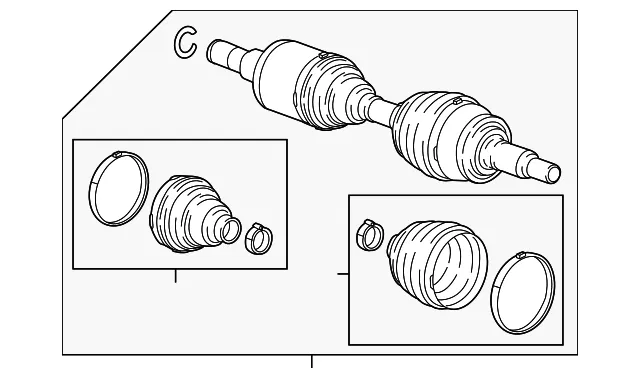 Axle Assembly - GM (84521702) - view 2
