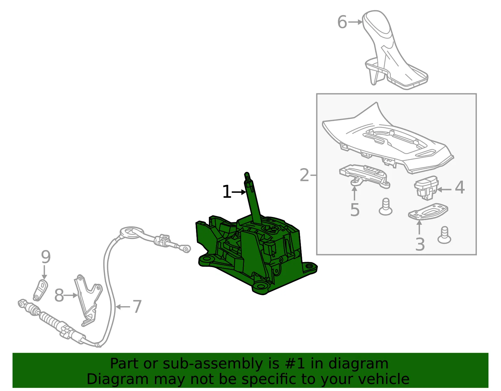 Automatic Transmission Control - GM (84588251) - view 4