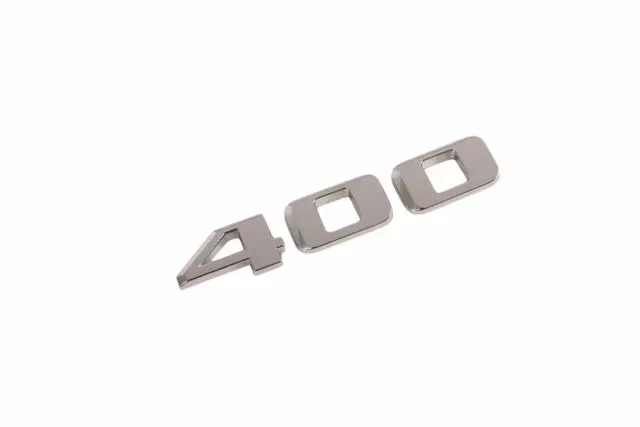 Silver Rear Compartment Lid Engine Name Plate - GM (84609633)