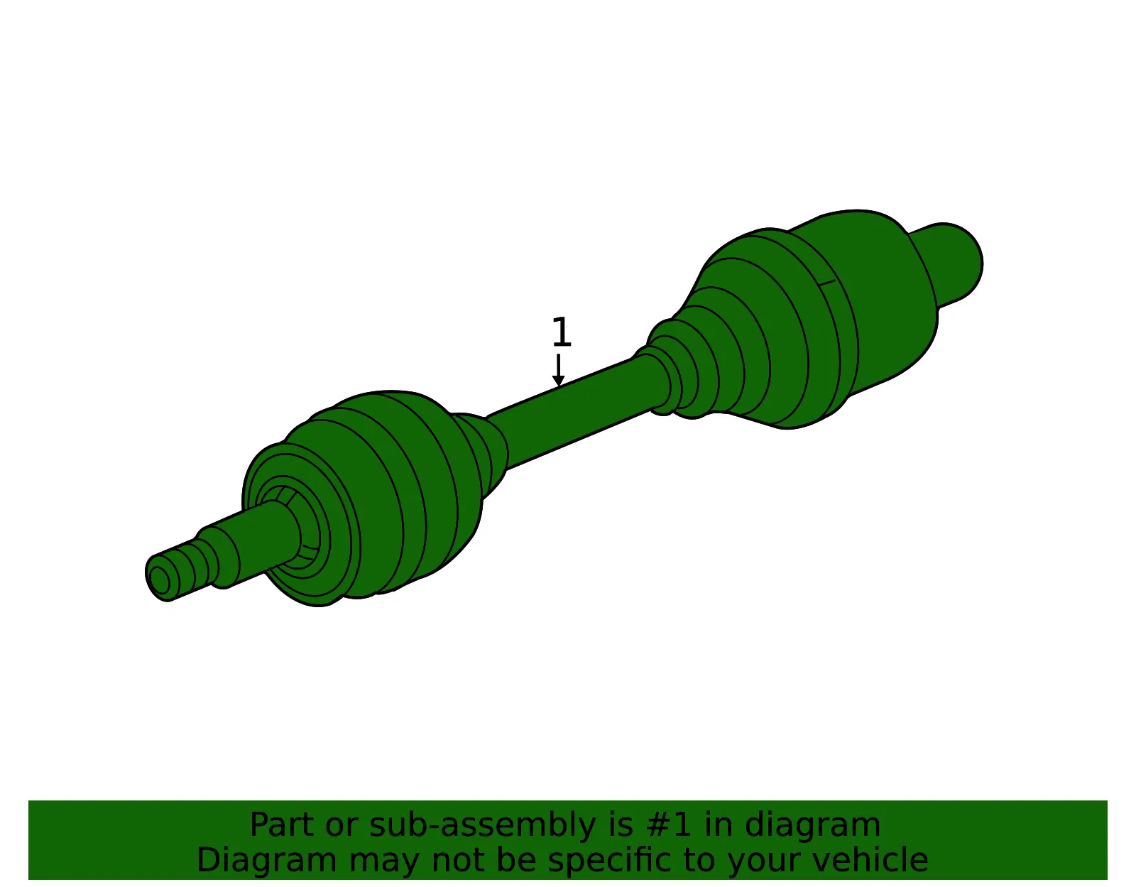 Axle Assembly - GM (84615501) - view 4