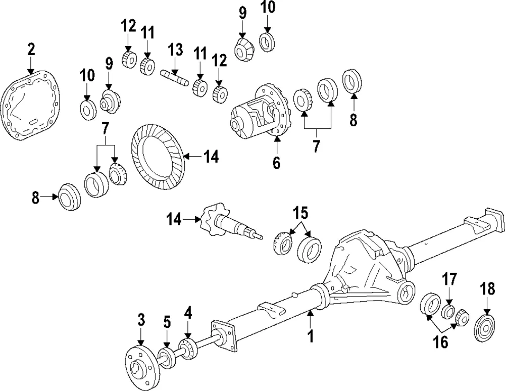 Differential Case - GM (84640877) - view 4