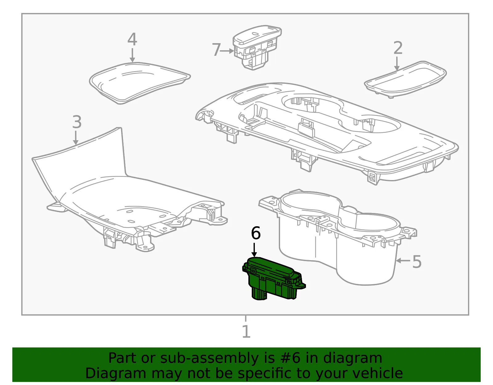 Automatic Transmission Control Indicator - GM (84646274) - view 5
