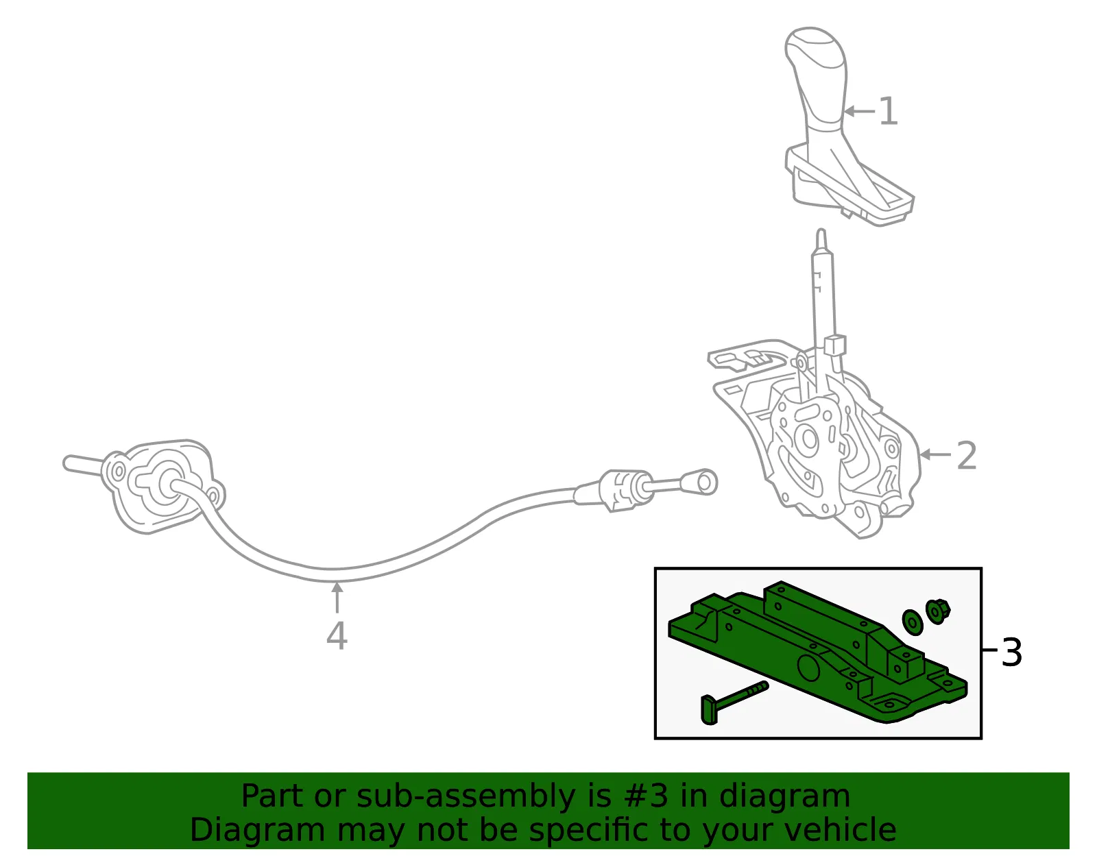 Automatic Transmission Control - GM (84698649) - view 3