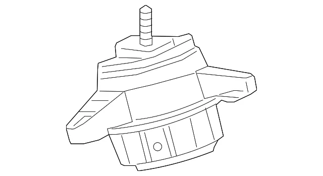 Driver Side Engine Mount - GM (84850282) - view 7