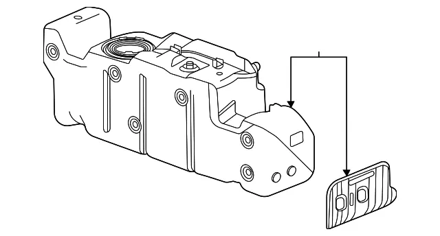 Fuel Tank - GM (84878521) - view 2