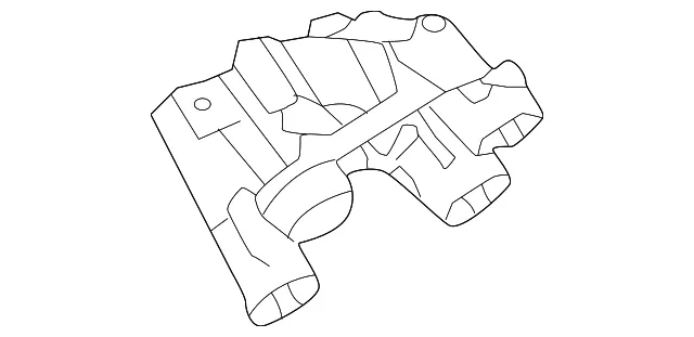 Driver Side Engine Mount Frame Side Bracket - GM (84894713) - view 3