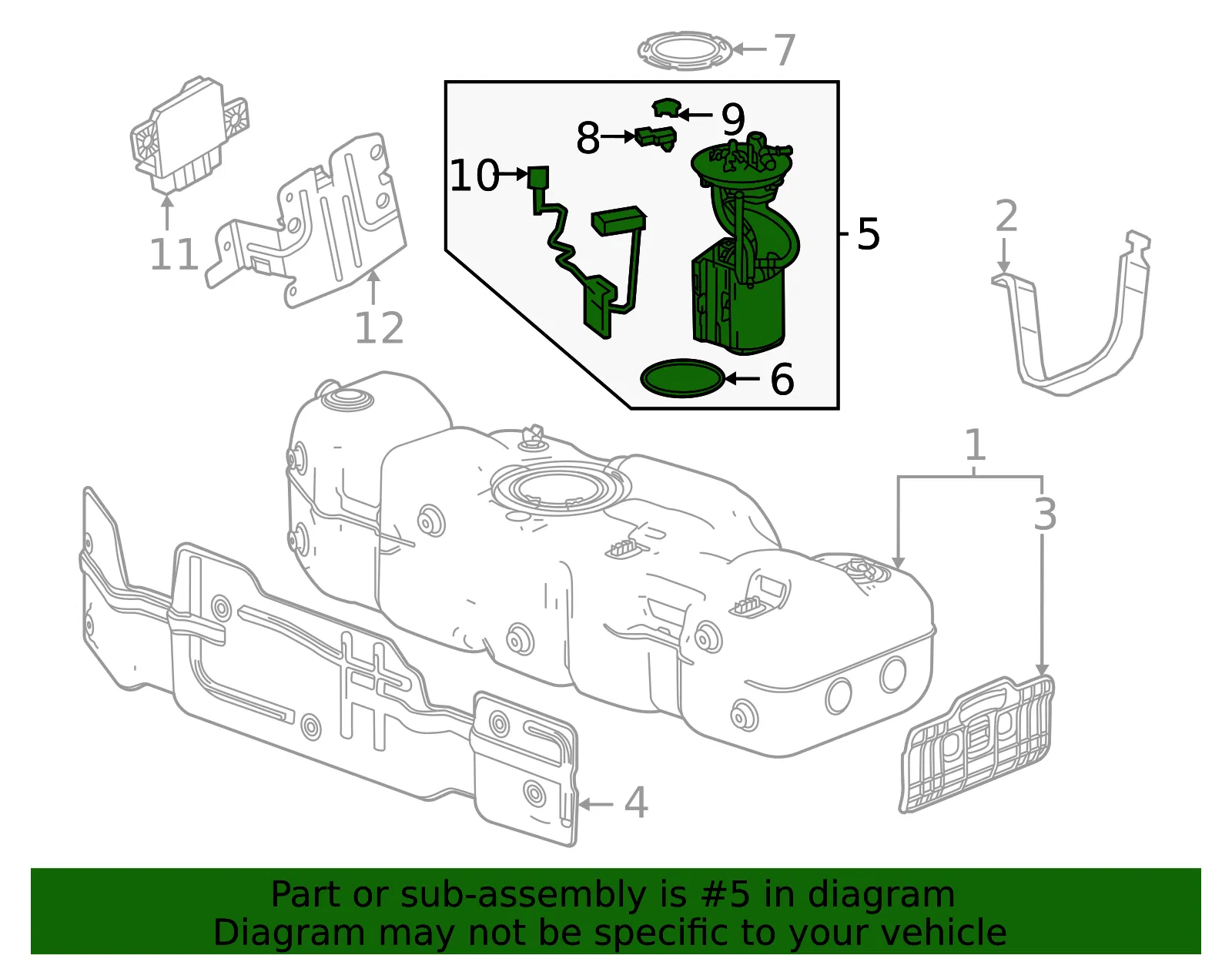 Fuel Pump - GM (85543523) - view 2