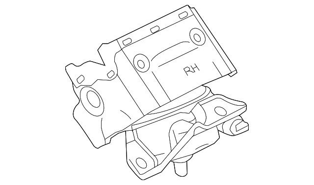 Driver Side Engine Mount - GM (85579394) - view 4