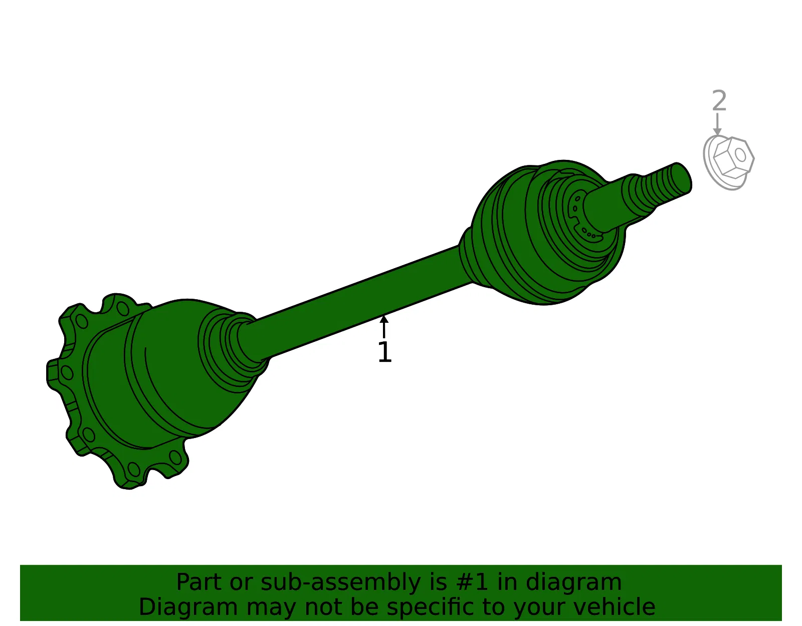 Axle Assembly - GM (85580704) - view 4