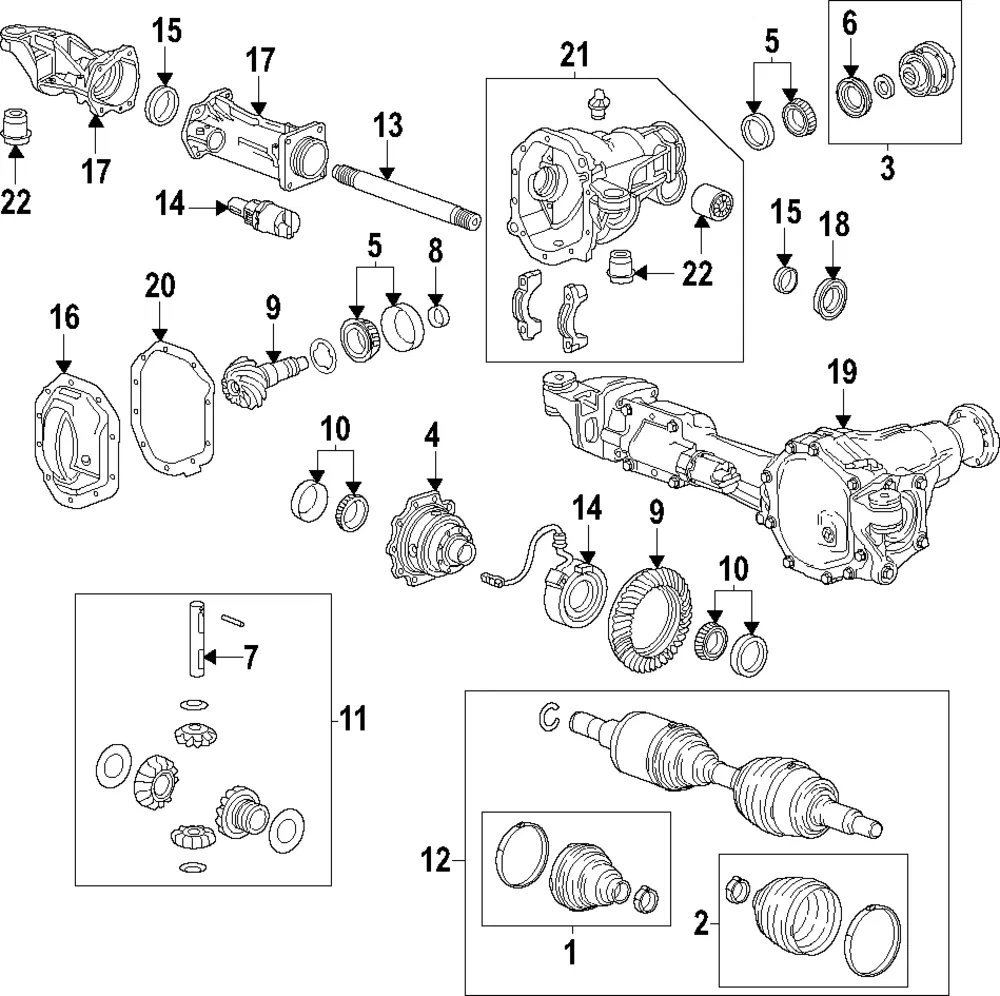 Differential Case - GM (85590242) - view 2