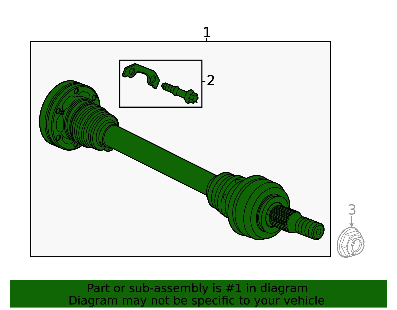 Axle Assembly - GM (85597887) - view 4