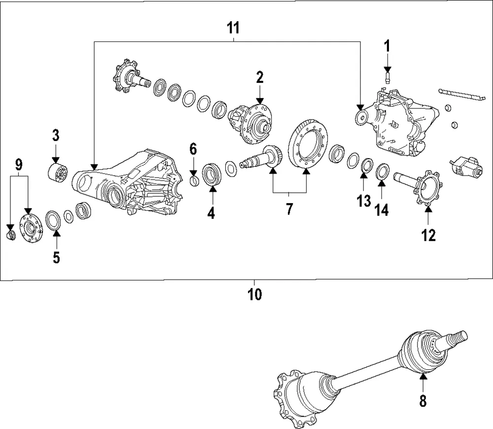 Differential - ACDelco (85707712)