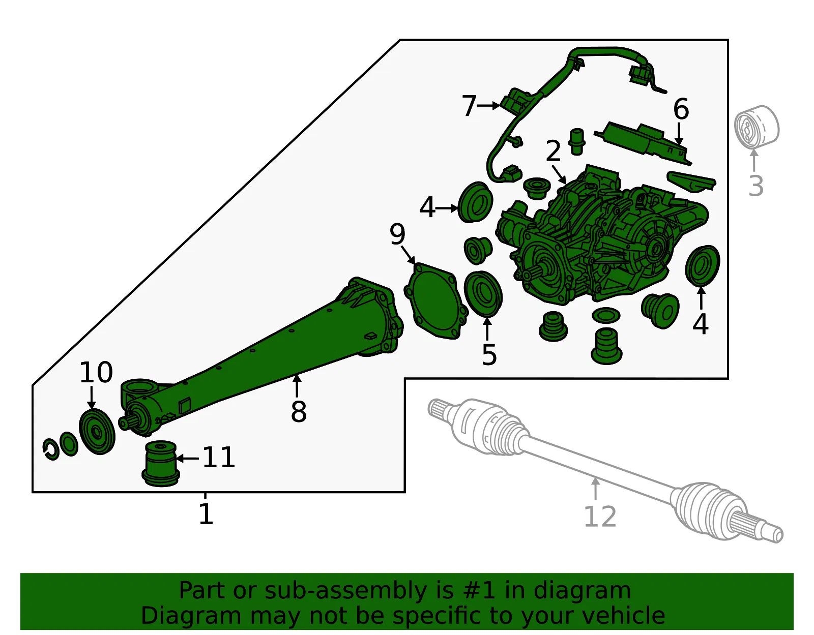 Differential Assembly - GM (85783336) - view 2