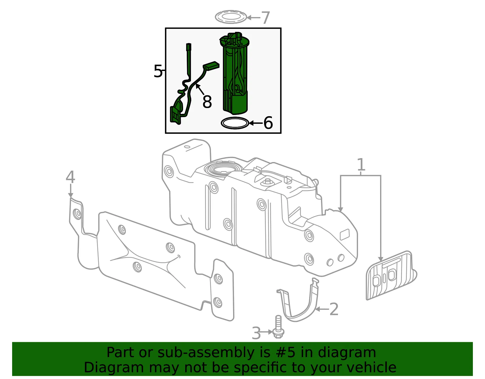 Fuel Pump - GM (85843539) - view 5