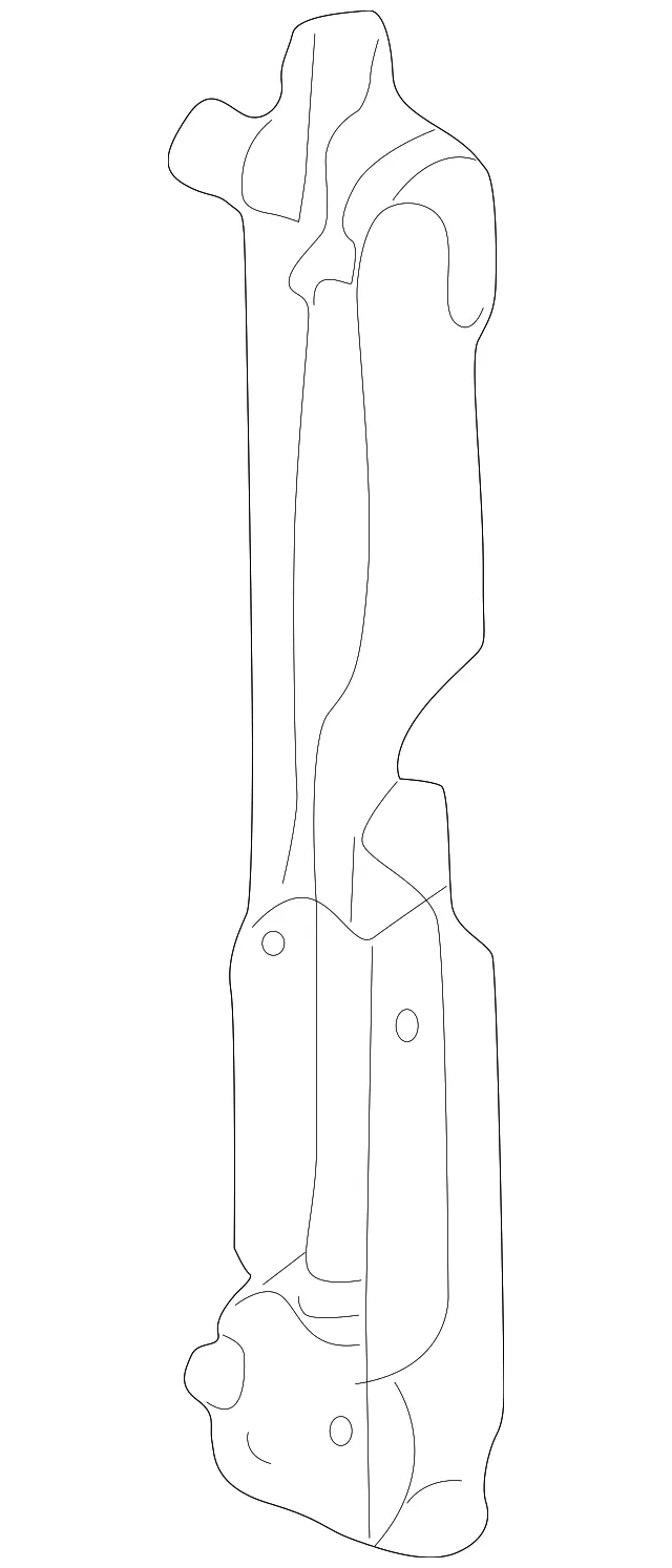 Support Cylinder Lower Bracket - Driver's Side (LH) - Volvo (8628719)