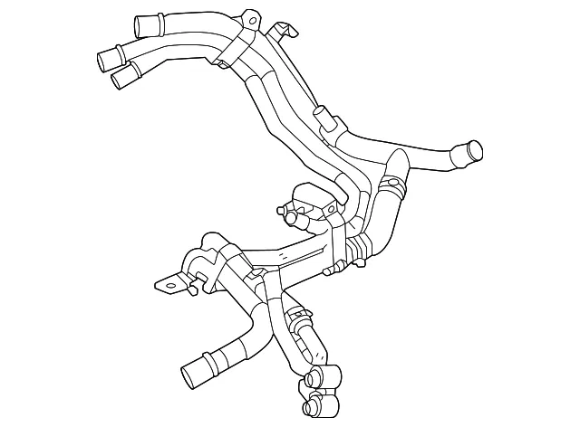 Engine Coolant Pipe - GM (86506701) - view 5